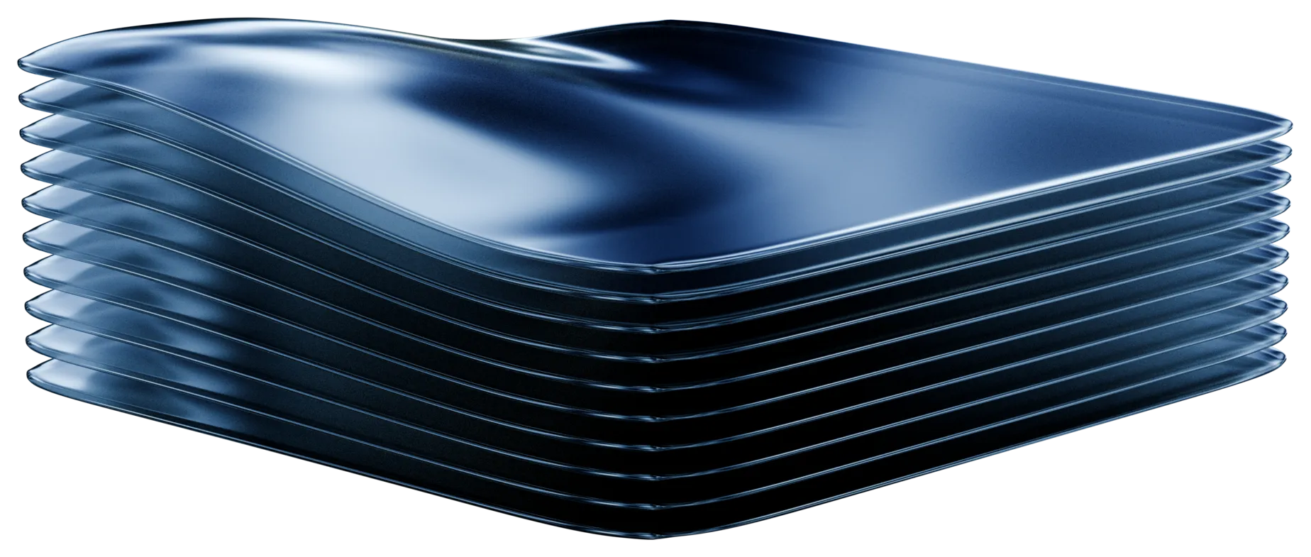Layered glass planes