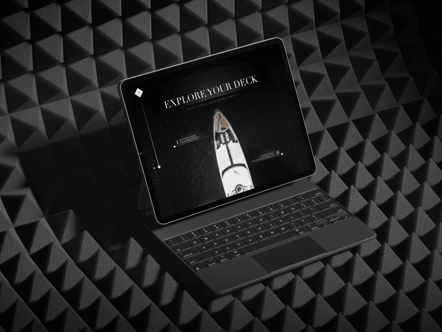 Webdesign for elite yachts